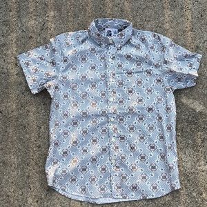 Kennington short sleeve button down shirt size M